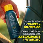 Oars + Alps Sunscreen Spray for Face & Body Spray Sunscreen Infused with Vitamin C & Antioxidants, No White Residue, Water & Sweat Resistant, All Skin Types, Lightweight, Hydrating, SPF 50, 1.87Oz,3pk