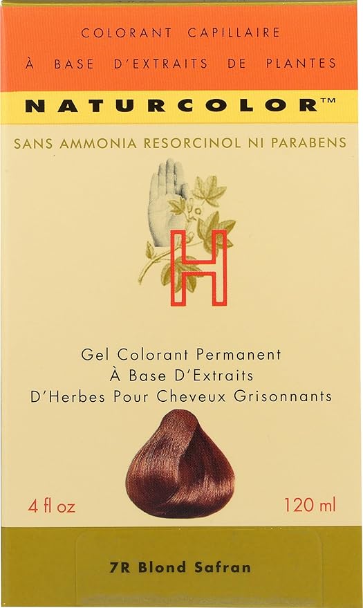 naturcolor Haircolor - Turmeric Blonde Hair Dye, 4 Fl Oz (7R)