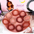 JessLab Spiral Hair Ties for Women, 10-Pack Traceless No-Damage Ponytail Holders, Coils Hair Bands for Girls, Assorted Colors