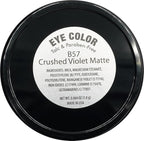 Crushed Violet Matte Purple Mauve Pressed Powder Single Vegan Eyeshadow; Talc, Paraben & Cruelty Free
