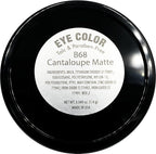Cantaloupe Matte Soft Orange Pink Beige Pressed Powder Single Vegan Eyeshadow; Talc, Paraben & Cruelty Free