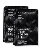 Madison Reed Radiant Hair Color Kit - 2NNA Darkest Cool Black with Ash Undertones (Pescara Black), Dimensional Gray Hair Blending Permanent Hair Dye, PPD-Free & Ammonia-Free, 2 Pack