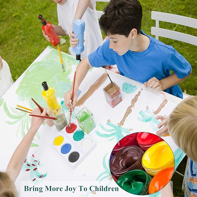 2oz Plastic Jars with Lids 36PCS Small Cosmetic Slime Containers Clear Travel Round Jars Empty Sample Containers Leak Proof Pot Jars with Black Lids for Lotion and Cream Acrylic Powder