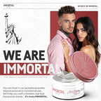 Immortal NYC Hair GEL STYLING WAX - Hypnotic, Maximum Firm Strong Hold, Low Shine Gel/Wax - Mens Water Based Pomade/Hair Wax, No Residue Hair Pomade - All Natural Gel/Wax for All Hair Types