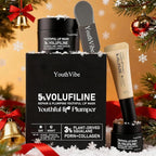 YouthVibe Lip Sleeping Mask Overnight Moisturizing - 5% Volufiline, Squalane, Shea Butter, PDRN & Collagen Hydrating Lip Mask for Dry, Flaky Lips