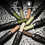 FIREFLIES LIGHT Eyeshadow Stick Makeup 6PCS Set, Green Metallic Shimmer Matte Cream Eye Shadow Eyeliner Brightener Pencil Crayon - FIREFLIES LIGHT