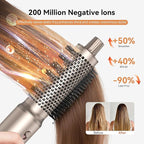 5 in 1 Hair Dryer Brush,110,000 RPM High-Speed Hair Styling Tools,Upgrade Air Curling Wrap Styler,Detachable Blow Dryer Brushs with Auto Wrap Curlers,Hot Air Brush for Straight/Curl/Drying/Smoothing