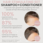 32 OZ Kit Hair Growth Shampoo and Conditioner Set for Women | Effective Hair Regrowth Treatment | Strengthening, Thickening & Soothing Formula for Healthy, Vibrant Hair | Salon Size