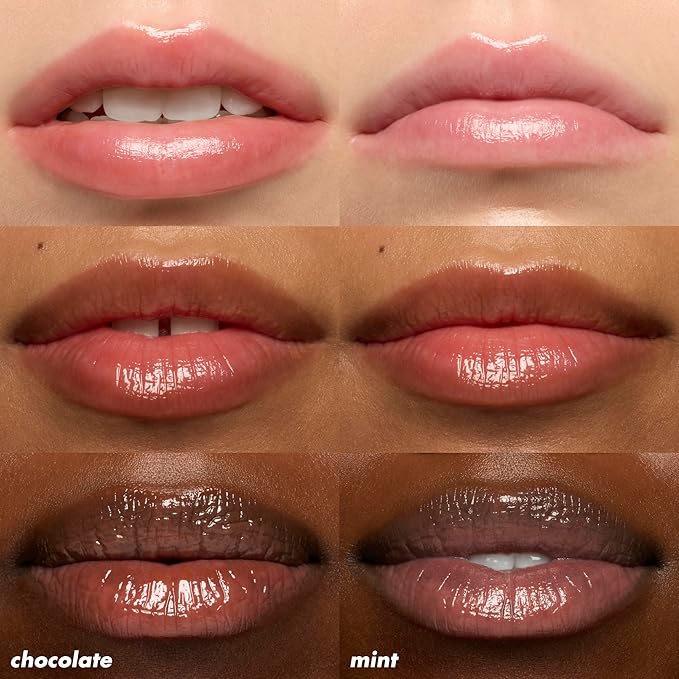 e.l.f. Squeeze Me More Lip Balm Duo, Moisturizing Balm For A Sheer Tint Of Color, Made With Hyaluronic Acid, Vegan & Cruelty-Free, Mint & Chocolate (Pack of 2)