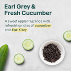 ATTITUDE Body Wash, EWG Verified Shower Gel, Dermatologically Tested, Plant and Mineral-Based, Vegan Personal Care Products, Earl Grey & Fresh Cucumber Scent, 32 Fl Oz