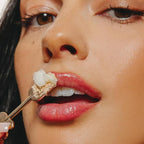 Poppy & Pout Blood Orange Mint Overnight Lip Mask – Moisturizing Natural Lip Treatment with Shea Butter & Beeswax – Cruelty Free, Recyclable Glass Jar (0.65 oz)