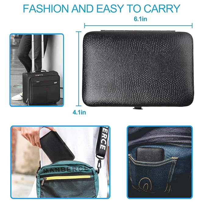 26 PCS Nail Clippers, ONEHERE Premium Manicure Set, Professional Grooming Gift Kit, Pedicure Kit, Facial, Hand, Foot, Cuticle Nail Care Tools, Fingernail Clippers with Luxurious Portable Travel Case