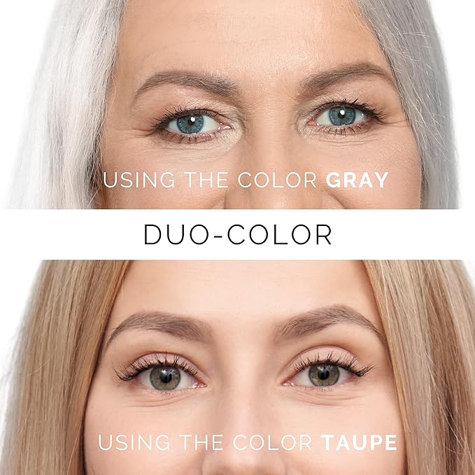 Brows by Bossy Dual-Color Eyebrow Stamp Stencil Kit with 9 Reusable Eyebrow Stencils for Professional Brow Stamping Shaping Kit and Instant Long Lasting Filling and Waterproof Tinting Definer