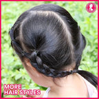 Teenitor 2000pcs Black Hair Rubber Bands Soft Elastic Hair Ties for Kids Girls Hair Braids