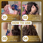 HairPlay Set #3 Hair Foam Mousse - Extra Hold Styling Foam for Frizz Control - Hair Mousse for Curls - Curl Defining Volumizing Mousse for Wavy Hair - 2 Fl Oz