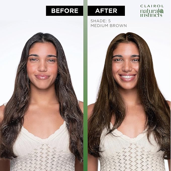 Clairol Natural Instincts 2 Black, Demi-Permanent Hair Dye & Root Touch-Up Bundle