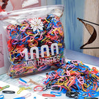 1000PCS Hair Rubber Bands(deep color)