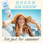 QUEEN AM GLOW | TINTED Sunscreen SPF 60 PA+++Primer-Anti Aging, Face Moisturizer- Vitamin B3, B5, E-fragrance free by QUEEN NATURAL NEW YORK (03-Neutral Tan)