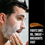 RUGGED & DAPPER Daily Duo Skincare Set for Men | Includes Age + Damage Defense Moisturizer & Daily Power Scrub Face Wash