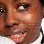 Koji White 3% Caffeine Eye Serum for Puffiness & Dark Circles with 0.2% Retinol, Peptides, Hyaluronic Acid & Vitamin C - Fragrance-Free, Unscented for Sensitive Skin, Vegan Skincare 0.50 Fl Oz