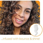 Curl Defining Gel - 100% Vegan, Cruelty Free, Paraben Free - Deep Moisture, Medium Hold, Aloe Vera Based Gel for Curly Hair - Anti-Frizz Curl Definer, Loose Curls and Wavy Hair - 8 Oz