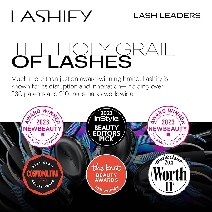 Lashify I-LineLong Pre-Mapped Gossamer, Easy DIY False Lashes to Create an Angled Look and Eyeliner Effect