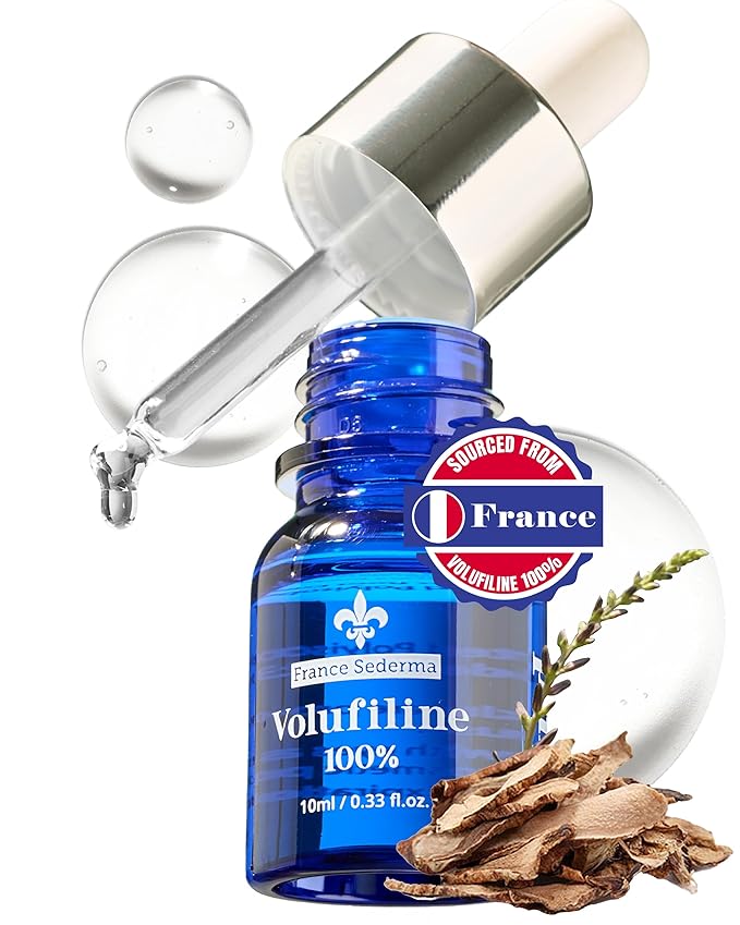 100% Volufiline Serum Skincare – Advanced Firming & Lifting Facial Ampoule from France Sederma, Intense Hydration & Skin Rejuvenation for Youthful, Perfect for Layering & DIY, 0.33 fl.oz (10ml)