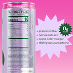 Bloom Nutrition Sparkling Energy Drink for Focus, Natural Caffeine, Zero Sugar, 180mg Caffeine, Antioxidant-Rich with Green Coffee Bean, Green Tea Extract, & Prebiotics, Raspberry Lemon 12oz 24 Pack