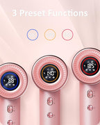 Rudd Hair Dryer with Diffuser, High Speed Hair Dryer with Display, 110000 RPM Brushless Motor for Fast Drying, 200 Million Negative Inoic Low Noise, Pink