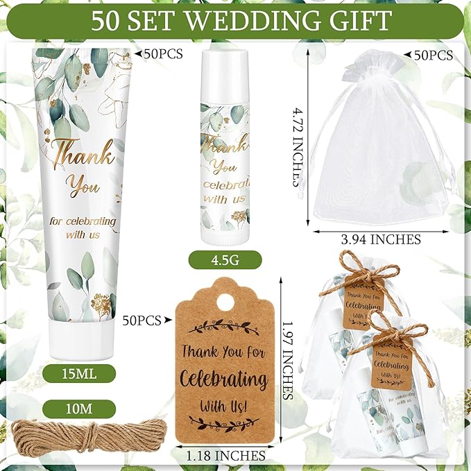 200 Pcs Baby Shower Wedding Party Tag(Eucalyptus)