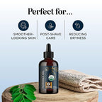 Organic Moringa Oil for Hair and Skin - Cold Pressed Virgin Unrefined Natural Pure USDA Organic Hair Oil for Dry Damaged Hair and Ultra Hydrating Face Oil - Carrier Oil for Essential Oils (2 Pack)