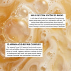 Morfose Professional Hair Mask for Dry, Damaged, or Brittle Strands 16.9 Fl oz (Milk Therapy)