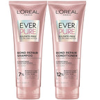 L'Oreal Paris EverPure Sulfate-Free Vegan Hair Care Kit - Shampoo and Conditioner to Strengthen and Repair Hair Bonds (Packaging May Vary)