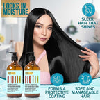 Biotin Shampoo and Conditioner Set - Volume Boosting Formula for Men and Women to Help Thinning Hair - Sulfate and Paraben Free with Thickening Properties - Volumizing Products to Improve Fullness