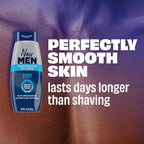 Nair Men Hair Remover Body Cream, Quick and Easy Body Hair Removal Cream for Men, Aloe and Lanolin, Dermatologist Tested, 12 Oz (Pack of 2)
