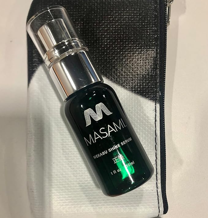 MASAMI Mekabu Hydrating Shine Serum Travel Size: Sulfate-Free, Paraben-Free, Vegan