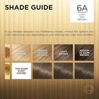 L'Oreal Paris Superior Preference Luminous Fade-Defying Permanent Hair Color, Hair Dye For Up to 9 Weeks of Radiance, Light Ash Brown 6A, 1 Hair Dye Kit