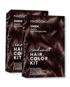 Madison Reed Radiant Hair Color Kit - 5NRM Dark Mahogany Red with Auburn Tones (Trieste Red), Dimensional Gray Hair Blending Permanent Hair Dye, PPD-Free & Ammonia-Free, 2 Pack