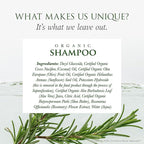 Christina Moss Naturals Shampoo Natural and Organic Ingredients, Sulfate-Free, Paraben-Free, Cruelty-Free, Vegan, Unscented, Responsible Beauty