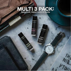 Organic Variety Lip Balm - SPF 15 Sun Protection, Moisturizing Lip Balm, Includes Watermelon, Vanilla and Mint Lip Balms, Chapstick & Smooth Chapped Lips, 3-Pack