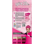 got2b Color Remix Semi-Permanent Hair Color, Shocking Pink 093, Customizable Temporary Hair Dye to Create A Vibrant or Pastel Shade, Easy At-Home Application, Lasts Up to 15 Washes