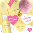 Glimmer Wish Glimmer Whip Hydrating Lip Balm – Moisturizing Lip Care with Organic Oils & Butters – Vegan Lip Moisturizer (Pineapple Whip)