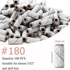 100pcs Nail Drill Bits Small