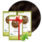 Dongsung Herb Speedy Color Cream(Deep Brown, 3Pack) Korean Herbal Vegan Hair Dye PPD-Free Ammonia-Free Hypoallergenic 100% Gray Coverage, Odorless, Dermatologically Tested, Quick 20-Minute Application