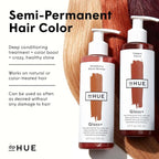 dpHUE Gloss+, Copper - 6.5 oz (8-12 Applications) - Semi-Permanent Hair Color & Conditioner - Lasts Up to Eight Washes - Paraben, SLS & SLES Sulfate Free - Vegan, Leaping Bunny Certified