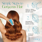 Crack HAIR FIX Styling Treatment - Multi-Tasking, Anti-Frizz, Leave-In Styling Cream with Protection from Humidity, Chlorine, Heat Treatments & Sun, .75 oz