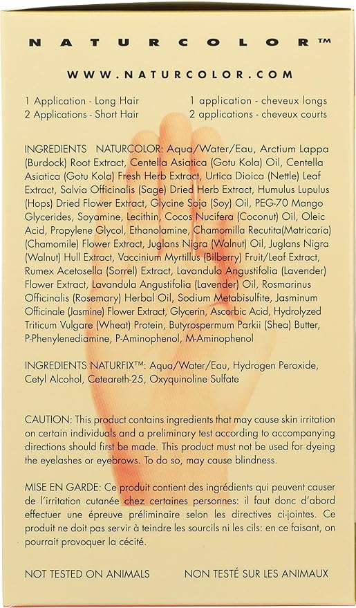 naturcolor Haircolor - Woodruff Blonde Hair Dye, 4 Fl Oz (8C)