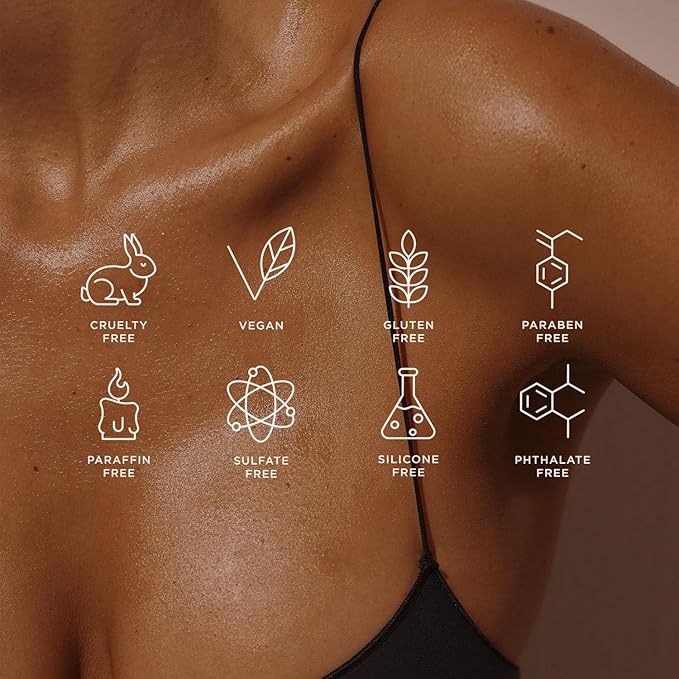 + Lux Unfiltered N°32 Gradual Self Tanner, Hydrating Self Tanning Lotion with Shea Butter & Squalane - Non-Sticky, No Transfer, Natural-Looking Tan - Vegan & Cruelty-Free Sunless Tanner - Santal