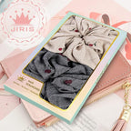 2Pcs Big Hair Scrunchies for Women, Fashion No Crease Hair Ties for Thin Thick Hair,Soft Hair Bands No Damage for Girls, Ideal Gifts for Women (Set 11)