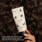 SEEN Curly Creme, Fragrance Free - Non-Comedogenic & Curl Defining Styling Hair Cream- Anti Frizz- Heat Protectant- Safe for Sensitive Skin